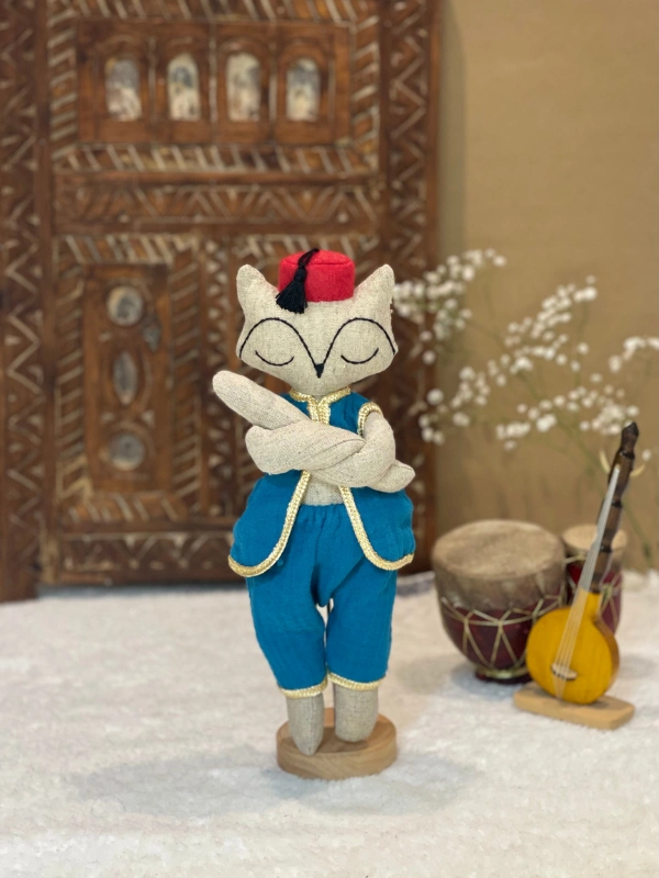 Petit Doudou Renard Tarbouche Ranés