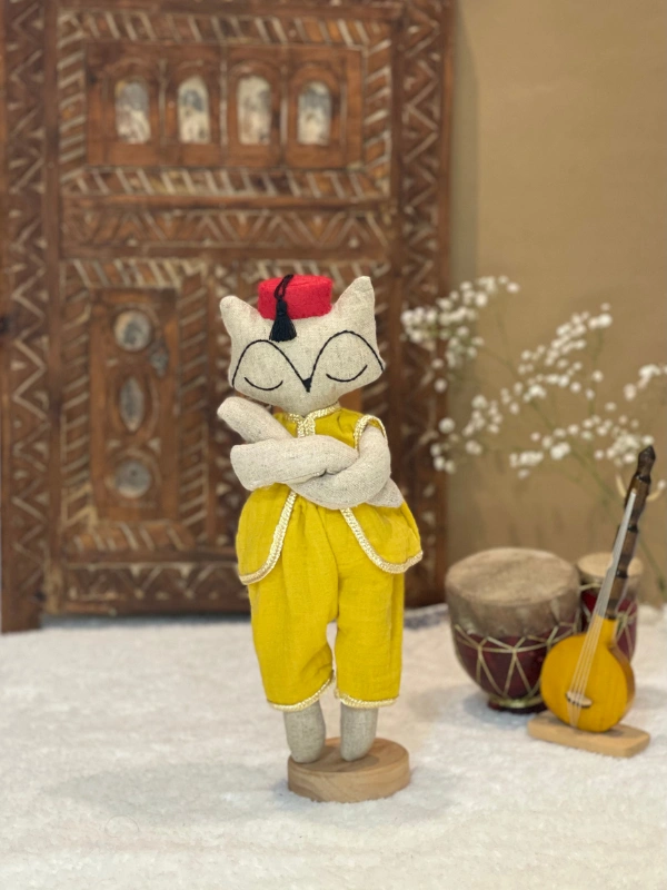 Petit Doudou Renard Tarbouche Ranés