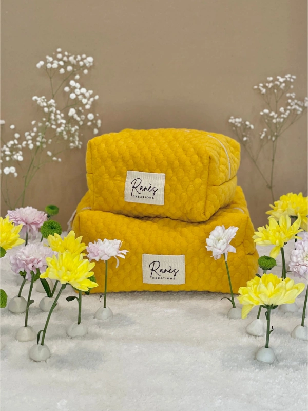 Petite Trousse en coton piqué Ranés