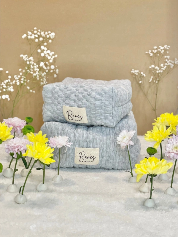 Petite Trousse en coton piqué Ranés