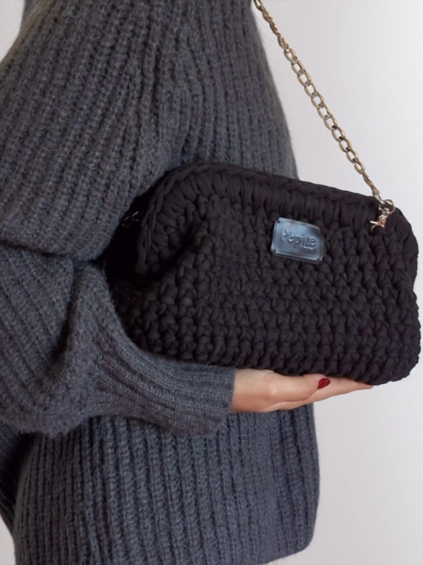 Pochette Elégance noir Pépite brand
