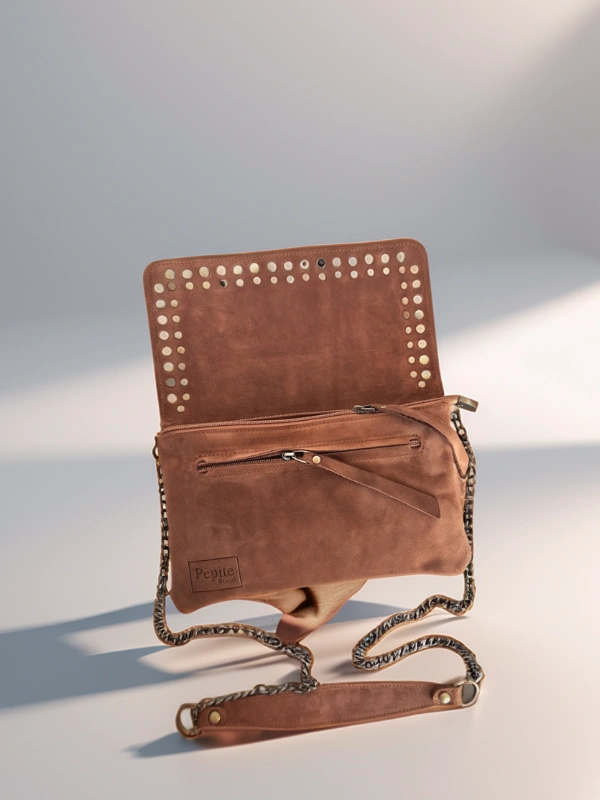 Pochette Sac Lolly Camel Pépite brand