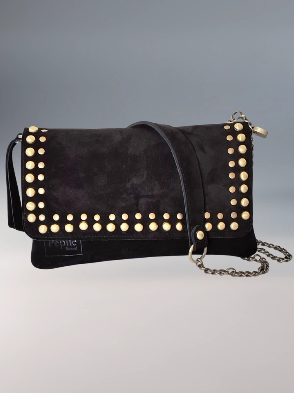 Pochette Sac Lolly noir Pépite brand