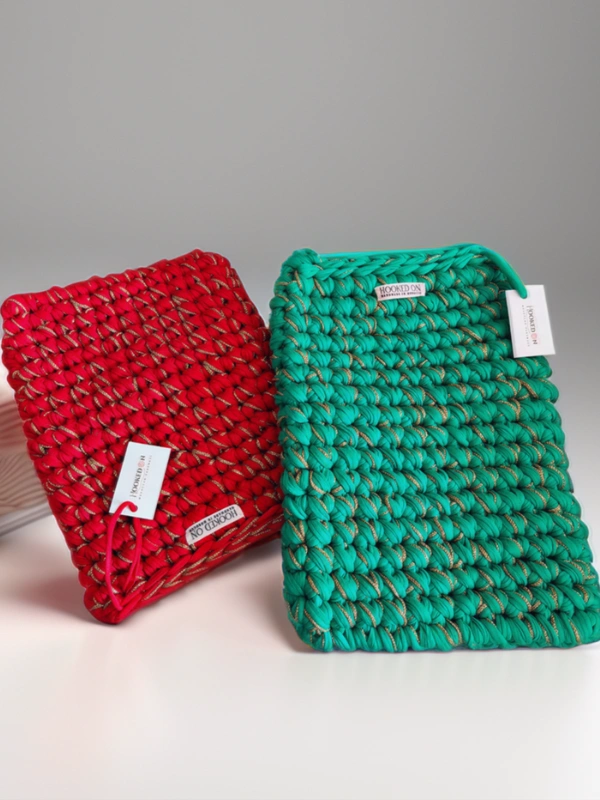 Pochette iPad avec Fil doré/argenté HookedOn