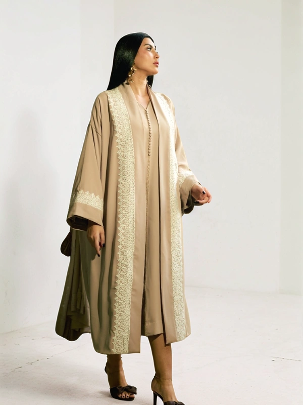 Robe 2 Pièces Beige Yassandyass