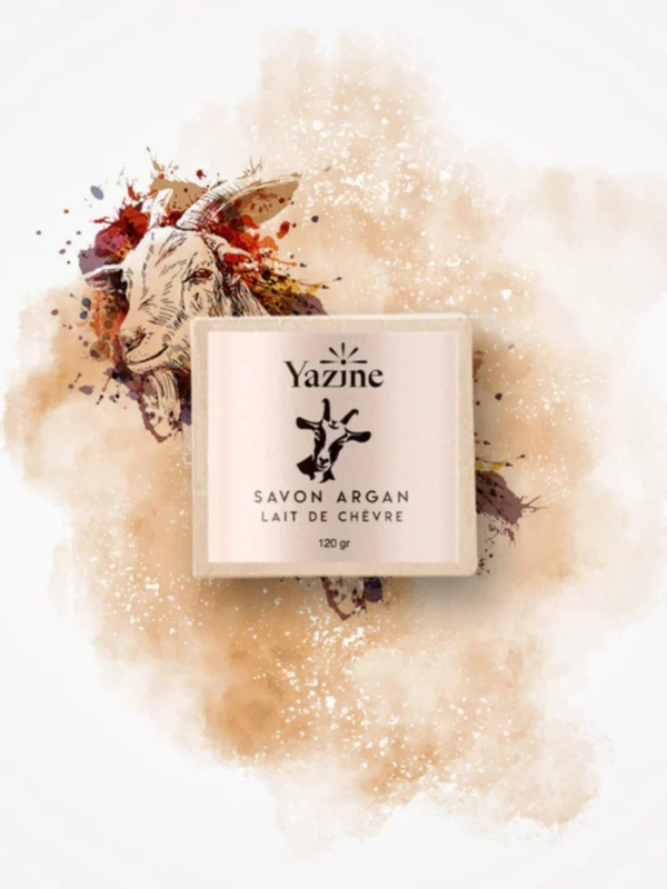 Savon lait de chevre Yazine Cosmetics