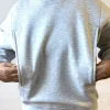 Sweat D'allaitement Et Grossesse Gris Bambidou