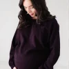 Sweat D'allaitement Et Grossesse Noir Bambidou