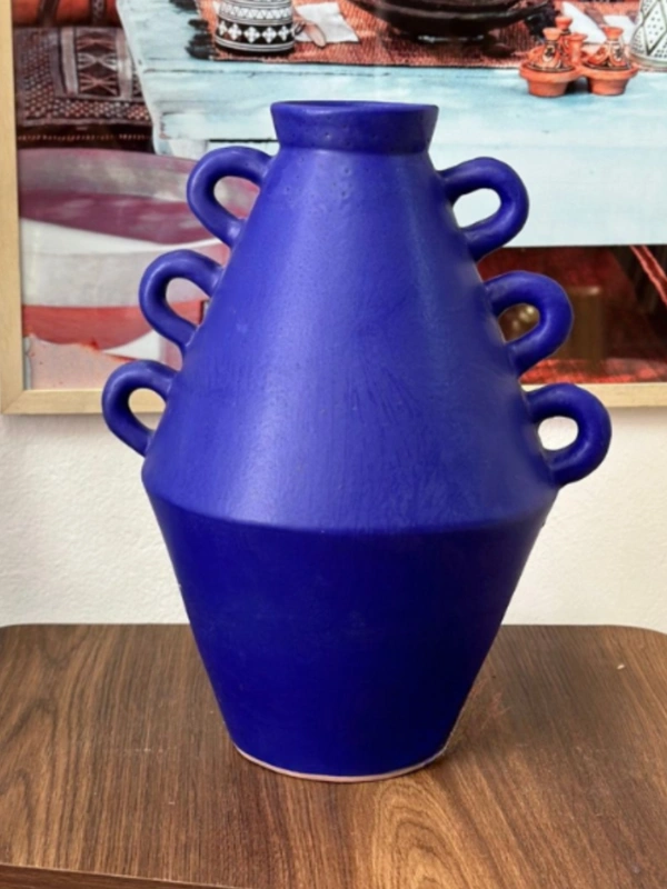 Vase artisanal Adrar mat Grand Ajbir