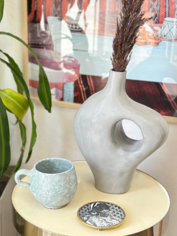 Vase artisanal Adrar mat Petit Ajbir