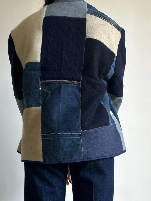 Veste cachemire & Jean Narcisse Maison Perenne