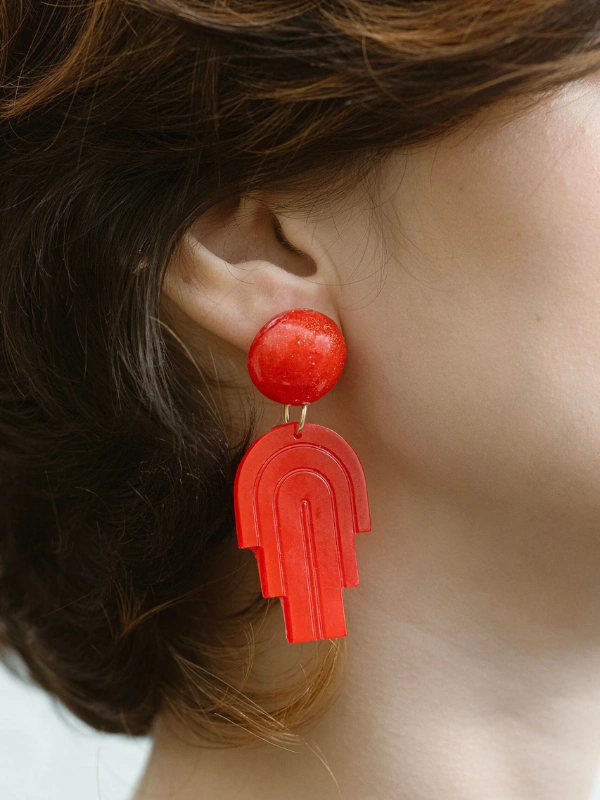 Boucle Sahara Rouge Atelier Zarafa