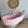 Couffin en Palme Rose Pastel Mini Babounj
