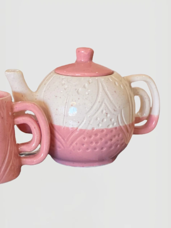 Ensemble Thérière et Mugs Rose Pastel Mamatifa