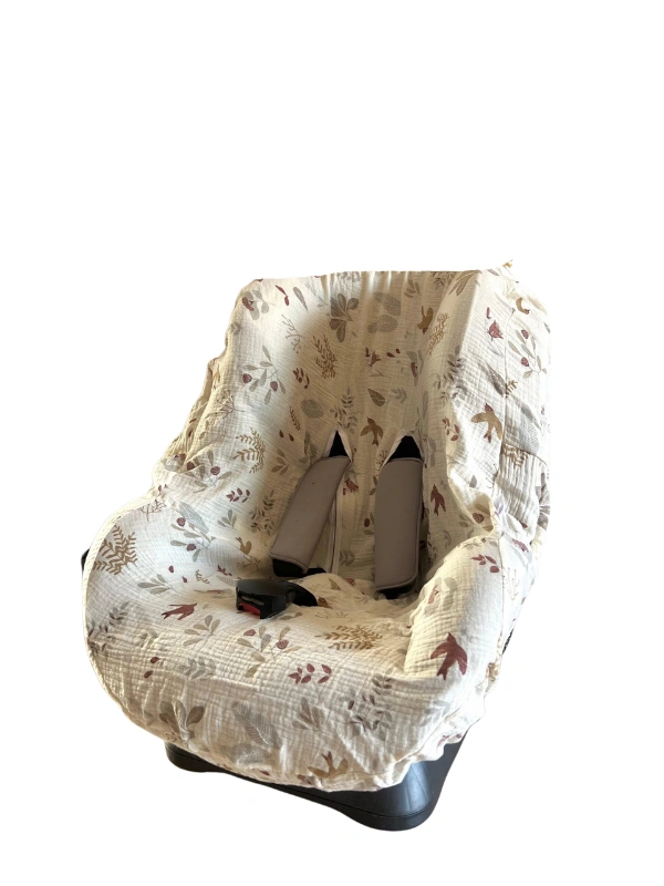 Housse de Cosy Imprimée Beige Mini Babounj