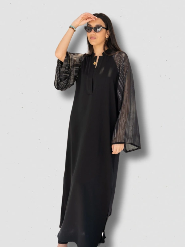 Ines Caftan Noir Milsouls