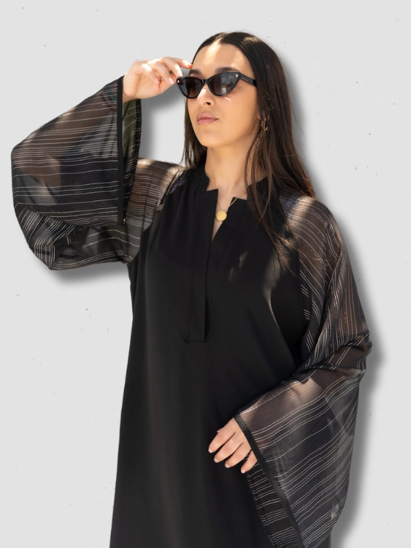 Ines Caftan Noir Milsouls