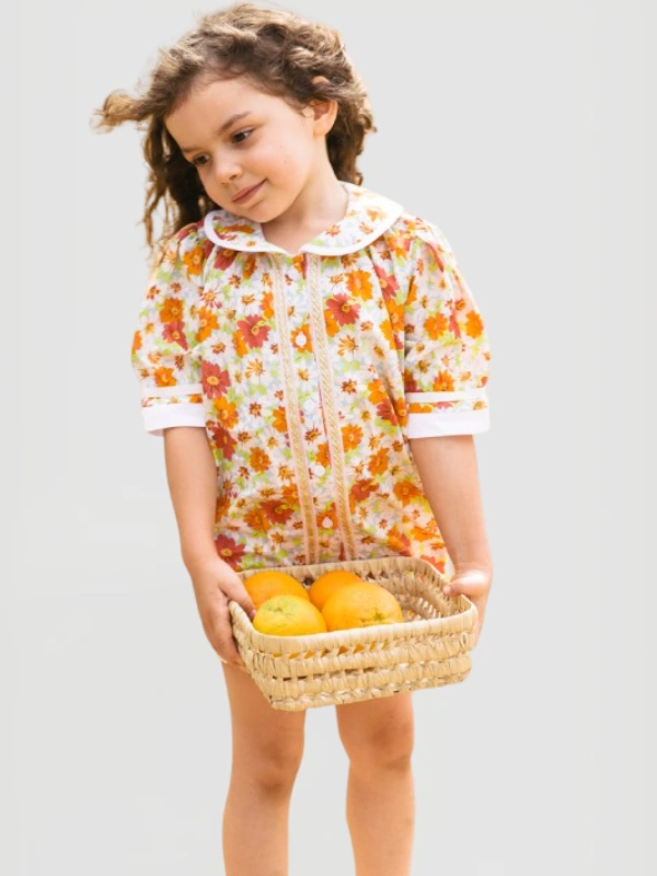 Orange Blossom Dress Claus Kids