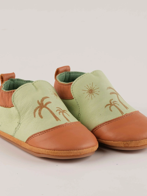 Chaussons Palmier Vert Cuteshez