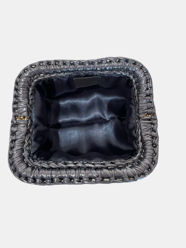Pochette en Crochet Gris Pepite Brand