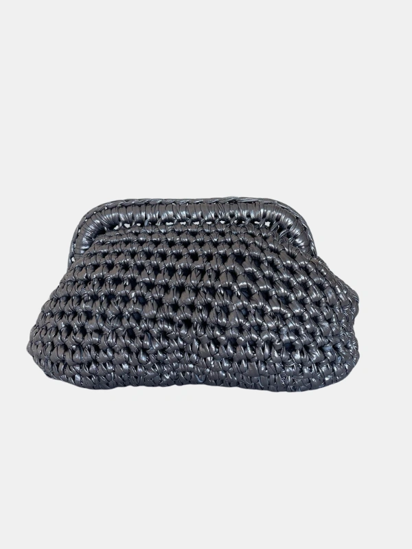 Pochette en Crochet Gris Pepite Brand