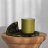 Tasse Ovni Set Vert Olive Iris Art Studio