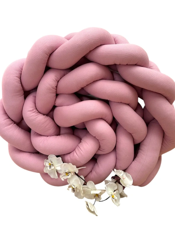 Tour de lit tressé Rose Bambidou