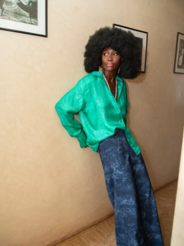 Chemise Jardin sur le Nil Gemini19 by Ghiz