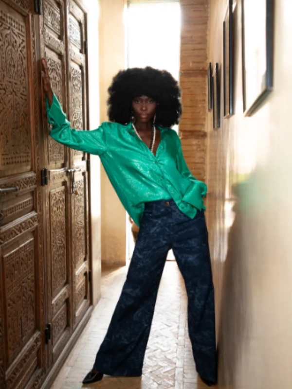 Chemise Jardin sur le Nil Gemini19 by Ghiz