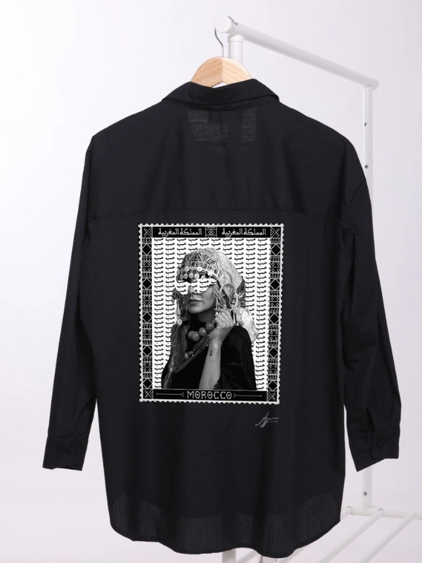Chemise Noire Oversize Ayyami