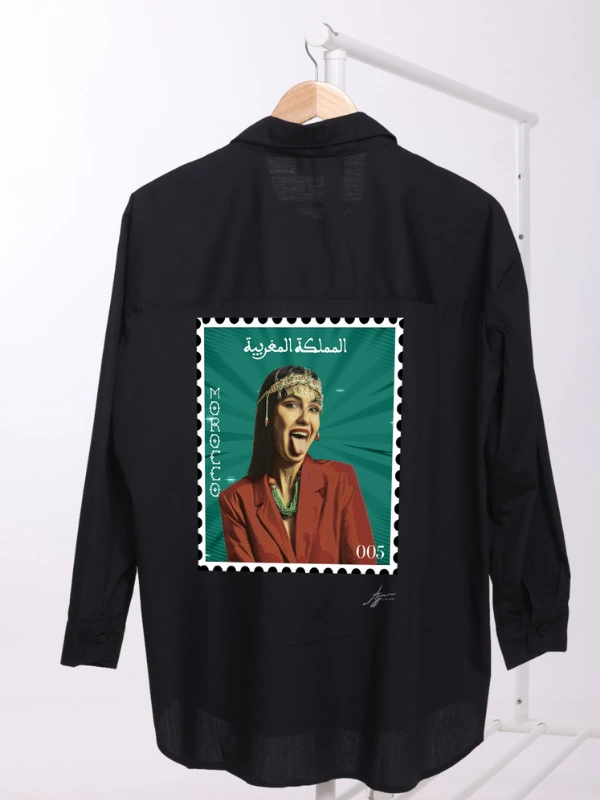 Chemise Noire Oversize Ayyami