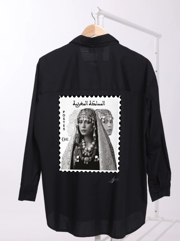 Chemise Noire Oversize Ayyami