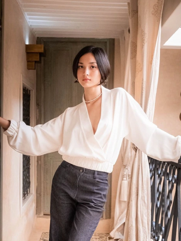 Chemisier Frida Blanche Sao Eleven