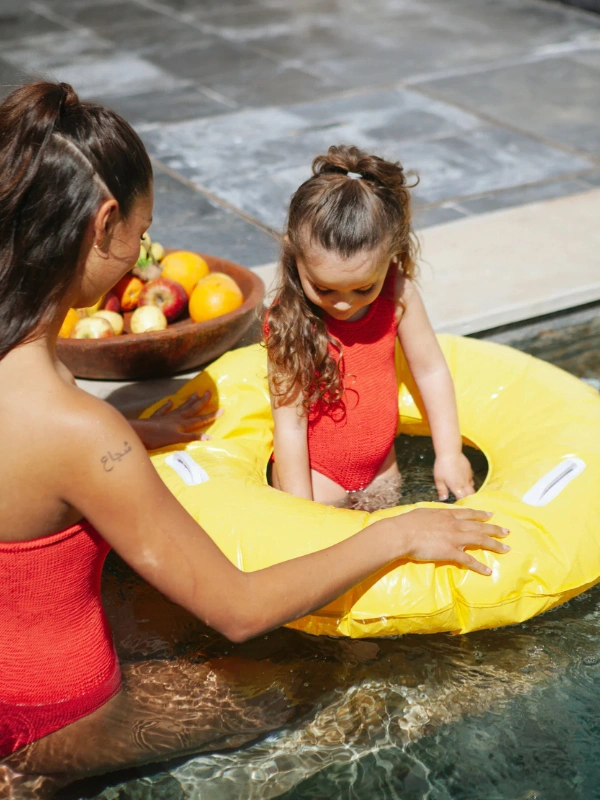 Maillot de Bain Tamy pour Enfant Rouge Lemon Swim