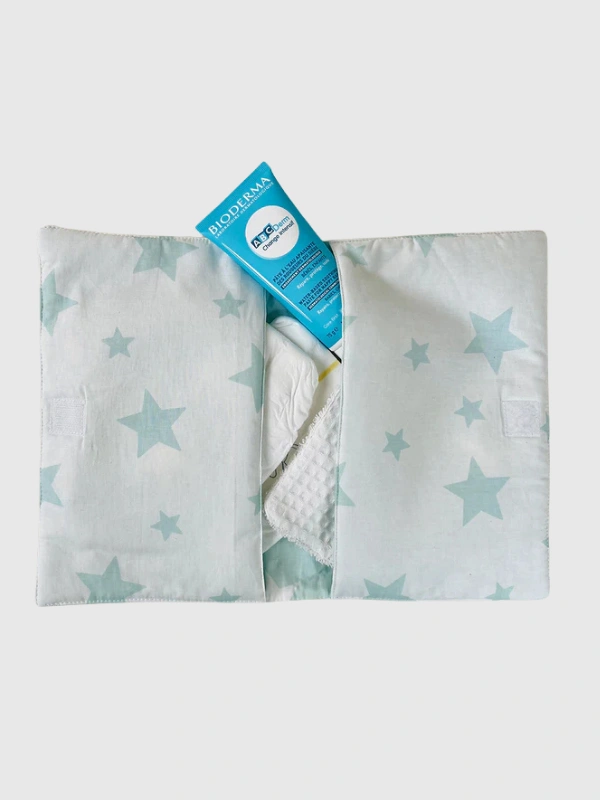 Organisateur Etoile Vert Eau Babymat