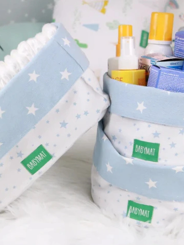 Paniers Étoiles Bleues Babymat