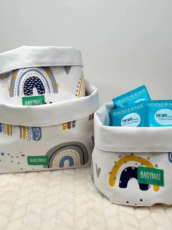 Paniers Happiness Bleu Babymat