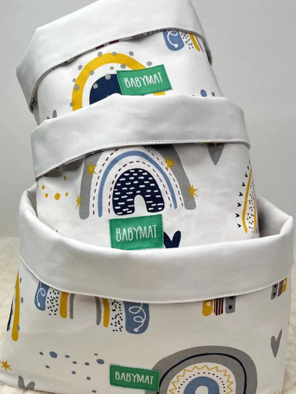 Paniers Happiness Bleu Babymat