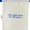Pochon / Tkimcha « Ma petite tenue de naissance » Bleu Bambidou