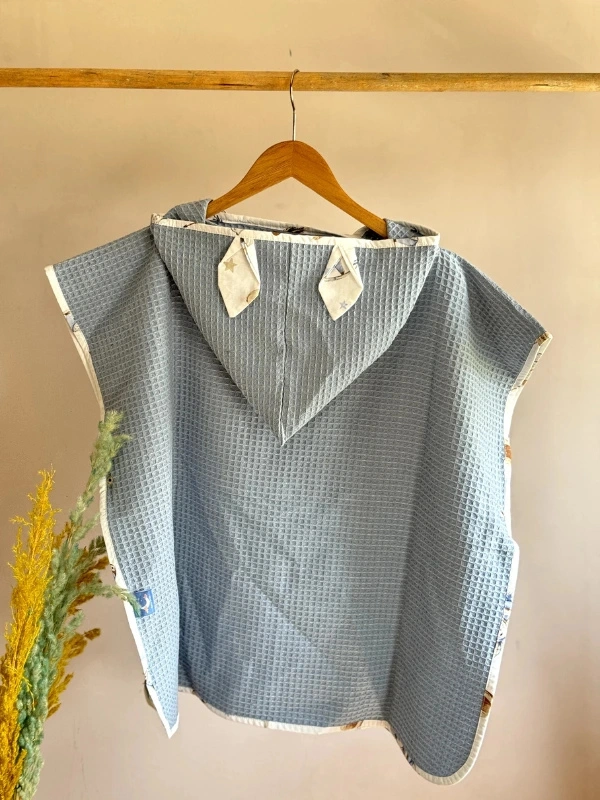 Poncho de Bain Bleu Ciel Babybulle