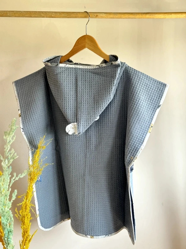 Poncho de Bain Gris Babybulle