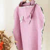 Poncho de Bain Rose Babybulle