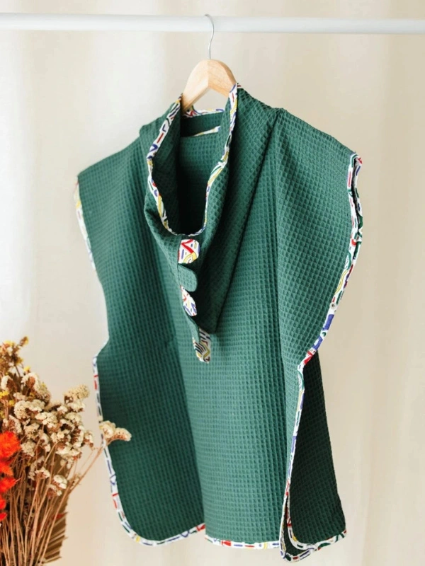 Poncho de Bain Vert Babybulle