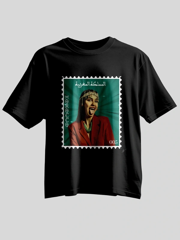 T-Shirt Noir Oversize Ayyami