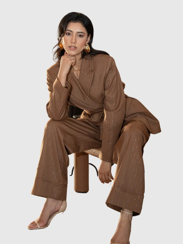 Tailleur Brown Script Gamini19 by Ghiz