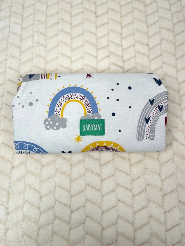 Tapis à Langer Happiness Bleu Babymat