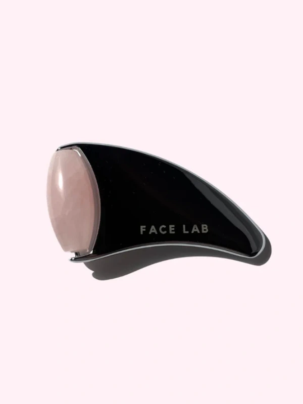 2en1 Gua Sha + Rouleau de Beauté en Quart Rose Facelab