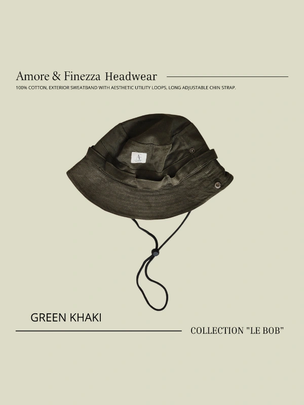 Bob Coton Vert Kaki Amore&Finezza