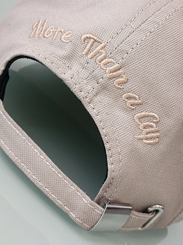 Casquette Piqué Beige Amore&Finezza