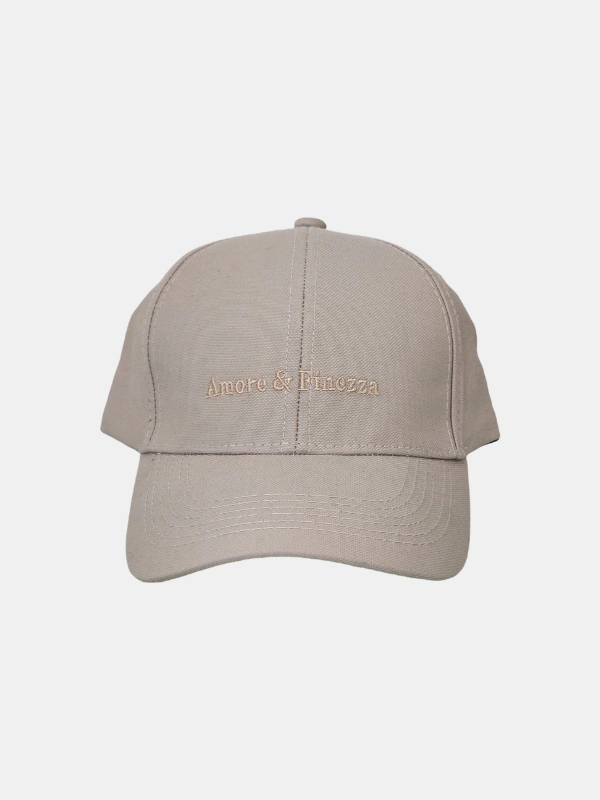 Casquette Piqué Beige Amore&Finezza